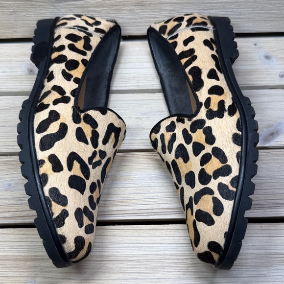 Me Too Cairo Slip-on Cow Fur Leather Loafers Shoes ~ Size 7.5M - Picture 5 of 9